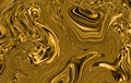 Precious metal flow image. Marble abstract background digital illustration. Liquid gold surface artwork. 3d illustration Royalty Free Stock Photo
