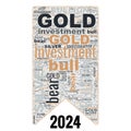 Precious Metals Investment Gold Silver Illustration Royalty Free Stock Photo