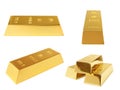 Precious shiny gold bar