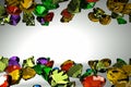 Precious stones, you can paste text Royalty Free Stock Photo