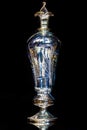 precious very fragile antique glass perfume bottle