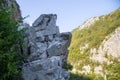 Precipitous cliffs in Serbia