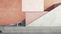 Precise angles, and a muted color palette contribute to a visually balanced. Generative Ai