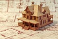 Precise Architect house plan renovation. Generate AI Royalty Free Stock Photo