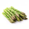 Precise Asparagus: A Stunning Isolated Image On White Background