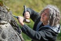 Precise carving in natural stone Royalty Free Stock Photo