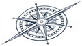 Precise Compass: Modern Navigation Tool Design, vector design Generative AI Royalty Free Stock Photo