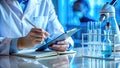 Precise Pipetting and Data Recording A Scientists CloseUp in the Lab