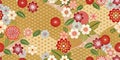 Precision and Beauty: Seamless Texture Patterns in Japanese Tradition Royalty Free Stock Photo