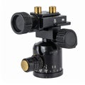 Precision Camera Tripod Head Isolated on White Royalty Free Stock Photo