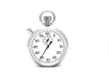 A precision classic silver chronometer