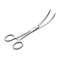 Precision curved scissors for detailed work Royalty Free Stock Photo