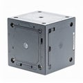 Precision Engineered Industrial Cube Module Royalty Free Stock Photo