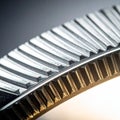 Precision Engineered Industrial Metal Gear Royalty Free Stock Photo
