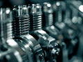 Precision Engineered Machine Components Royalty Free Stock Photo