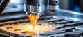 Precision engineering cnc machine crafting rocket engine component for aerospace industry