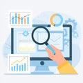 Precision Insights Analyzing Data with Advanced Visual Analytics Tools Royalty Free Stock Photo