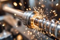 Precision Machining Process with Sparks