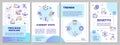 Precision medicine mint brochure template