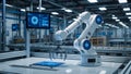 Precision Robotics in the Future Factory: AI-Driven Manufacturing Evolution Royalty Free Stock Photo