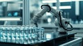 Precision robotics work diligently in a microfactory exemplifying the streamlined production process and lower upfront