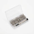 Precision Screwdriver Bit Set in Clear Plastic Case Royalty Free Stock Photo
