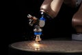 precision welding robot performing delicate welds on fine jewelry