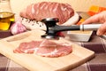 Precursors pork meat,