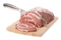 Precursors pork meat Royalty Free Stock Photo