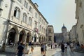 Pred Dvorom street in the old town of Dubrovnik Royalty Free Stock Photo