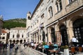 Pred Dvorom street in the old town of Dubrovnik Royalty Free Stock Photo