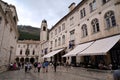 Pred Dvorom street in the old town of Dubrovnik Royalty Free Stock Photo