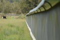 Predator fence at the Bois Gentil Kiwi CrÃÂ¨che, New Zeland
