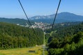 Predeal city, an adventure every season, mountain resort near Brasov,Transylvania, Romania