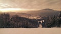 Predeal ski resort in Romania Royalty Free Stock Photo