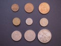 Predecimal GBP coins