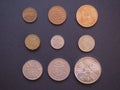 Predecimal GBP coins