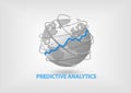 Predictive Analytics concept as illustration. Royalty Free Stock Photo