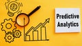 Predictive analytics is shown using the text Royalty Free Stock Photo