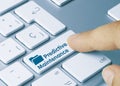 Predictive Maintenance - Inscription on Blue Keyboard Key Royalty Free Stock Photo