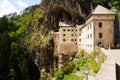 Predjama castle gates