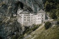 Predjama Castle, Slovenia. Situated in the middle of a cliff near Postojna Cave, is the largest cave castle in the world.