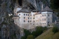 Predjama cave castle in Slovenia.