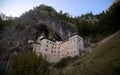 Predjama cave castle in Slovenia.