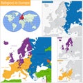 Predominant religious in Europe