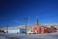 Prefabricated church in Kangerlussuaq, Greenland i Royalty Free Stock Photo