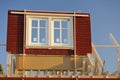 Prefabricated House under Construction Royalty Free Stock Photo