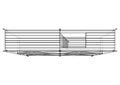 Prefabricated scaffolding. Vector