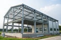 Prefabrication system with steel roof frame Royalty Free Stock Photo