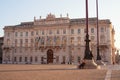 Prefecture building, Trieste Royalty Free Stock Photo